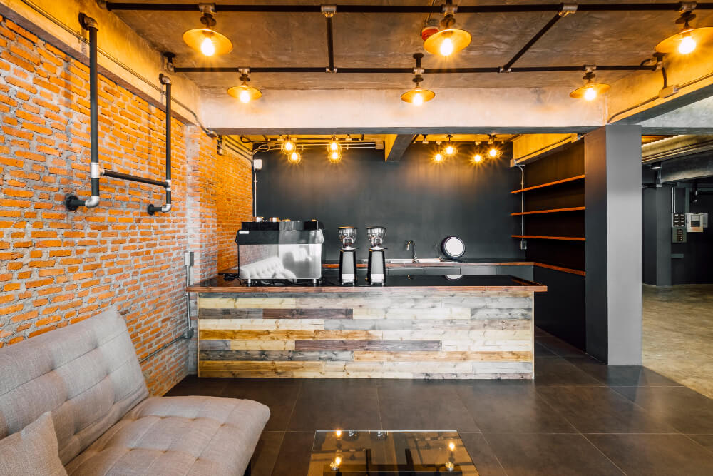 Interior Cafe Industrial
